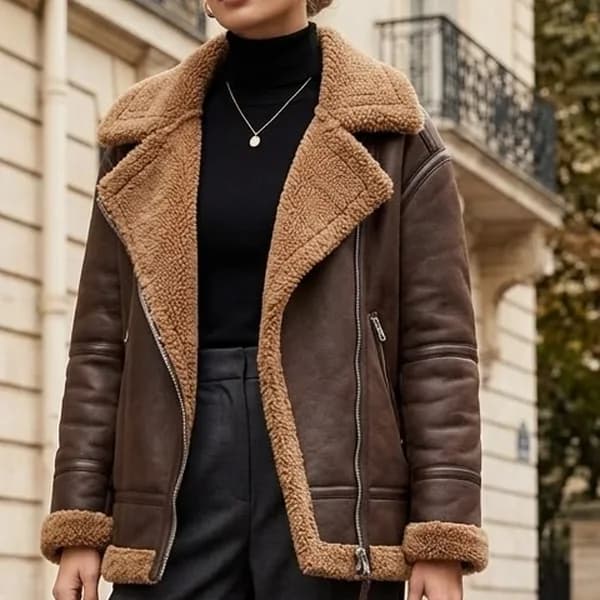 Aviador shearling